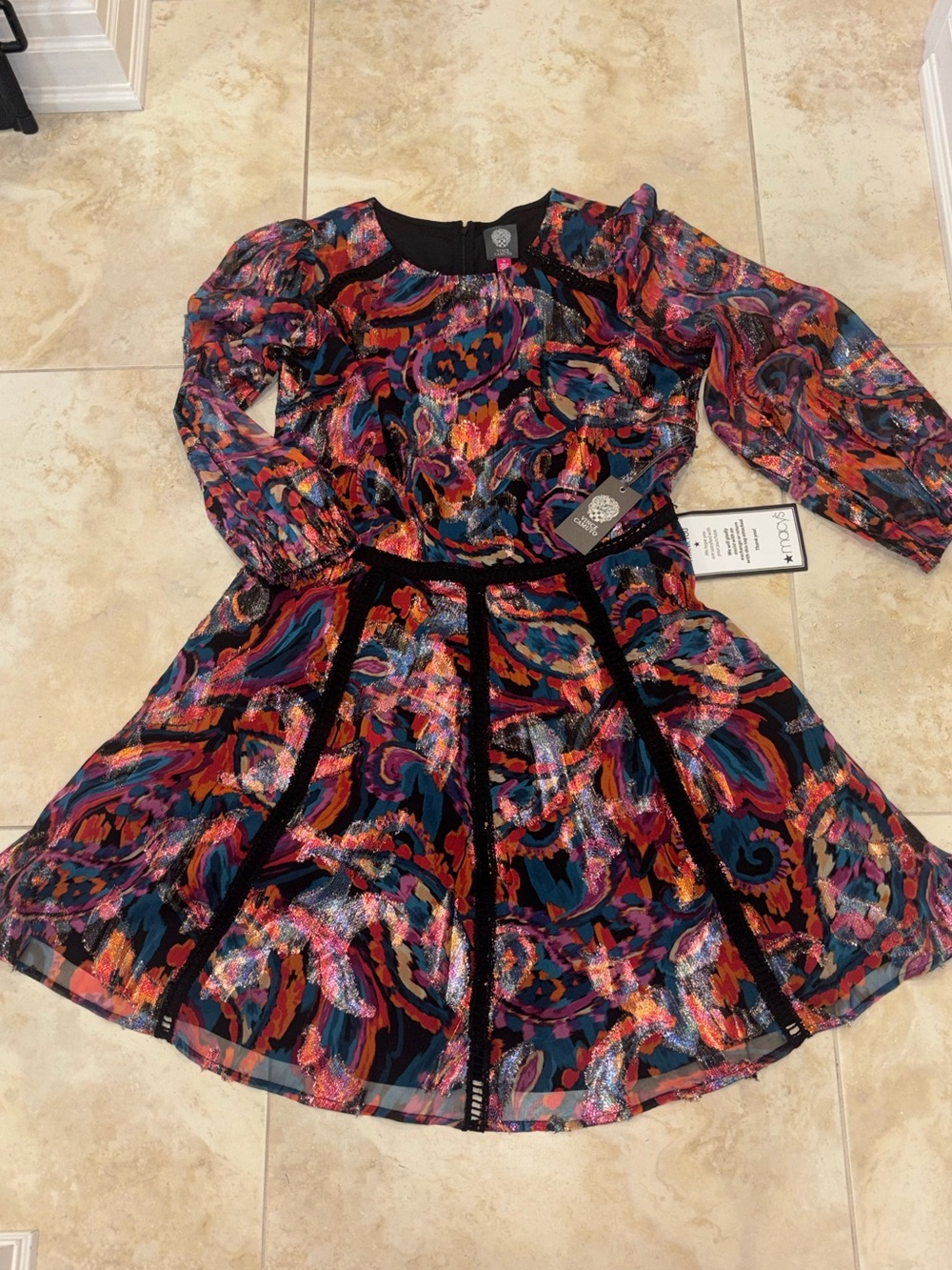 Vince Camuto Dress Sz 14 NWT - Picture 3 of 7